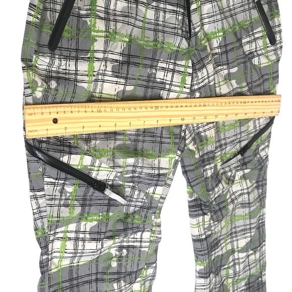 Trilogy Women's Gray Green Plaid Snow Pants / Insulated Ski/Snowboard Pants XXS - Picture 9 of 16